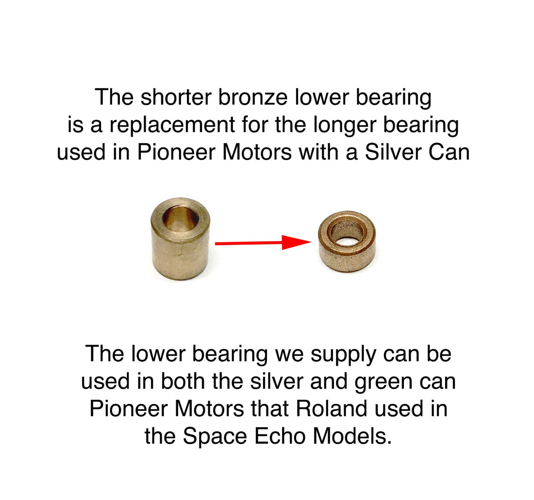 Lower Motor Bearing for Roland RE-201, RE-101, RE-301, RE-501 & SRE-555