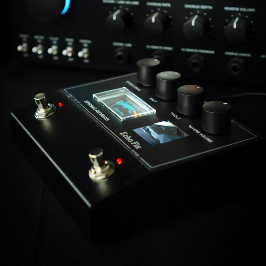 reverb pedals for synths EF-P2 Spring Reverb Pedal – Echo Fix