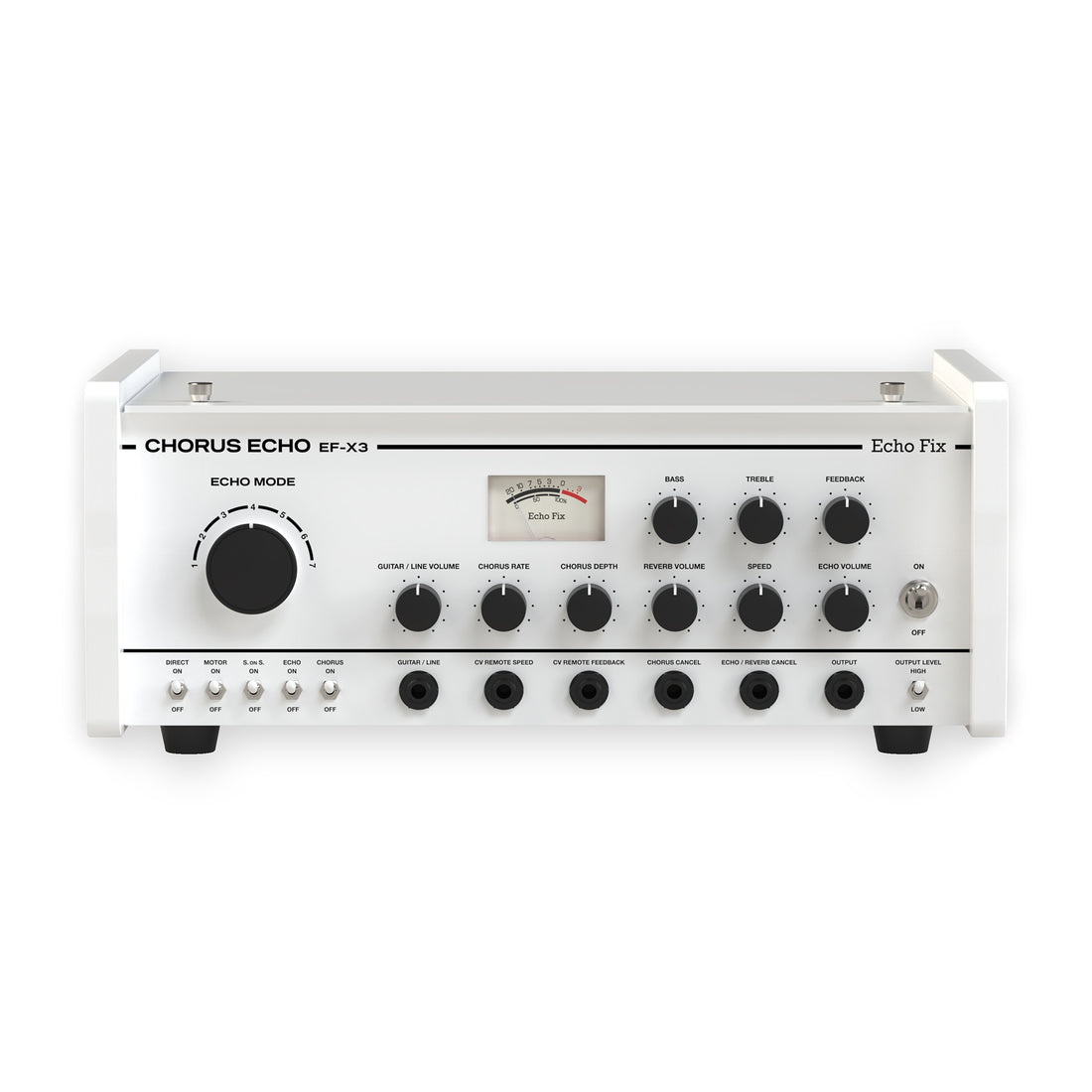 EF-X3 (Limited Release White) Table Top Chorus Echo with BBD Analog Chorus & Spring Reverb