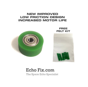 Improved Green Rubber Roller Roland Space Echo Models - RE-101 RE-150 RE-201 RE-301 RE-501 & SRE-555